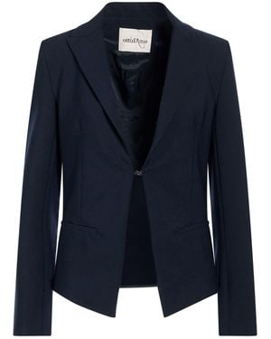 Ottod'Ame Midnight Blazer Polyester, Virgin Wool, Elastane - Blue