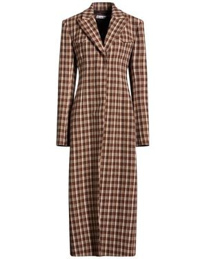 Acne Studios Coat Synthetic Fibers, Wool, Cotton, Elastane - Brown