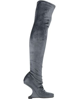 Rick Owens Boot Textile Fibers - Blue