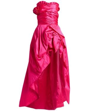 CAMILLA Fuchsia Maxi Dress Polyester - Pink