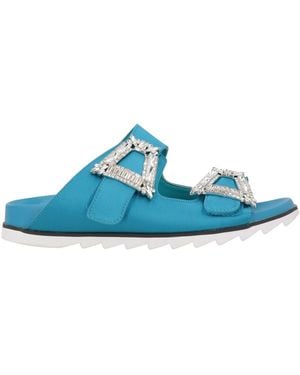 Twenty Four Haitch Sandals Textile Fibres - Blue