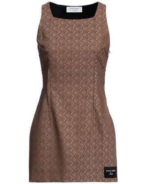 Marine Serre Mini Dress - Brown