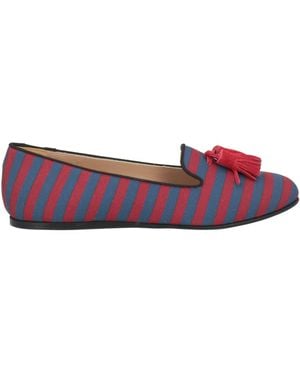 Charles Philip Burgundy Loafers Cotton - Purple