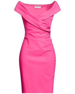 La Petite Robe Di Chiara Boni Mini Dress Polyamide, Elastane - Pink