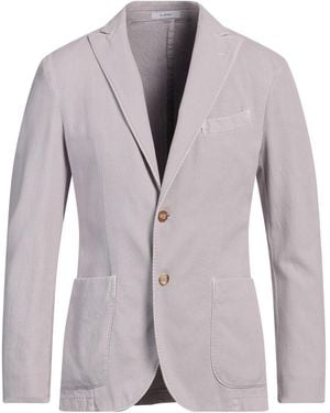 Boglioli Lilac Blazer Cotton, Silk - Grey