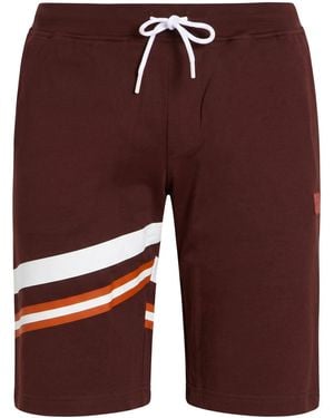 Paul & Shark Burgundy Shorts & Bermuda Shorts Cotton - Red