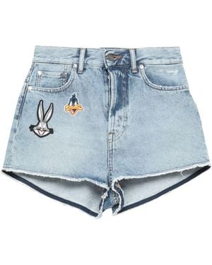 Moaconcept Denim Shorts Cotton - Blue