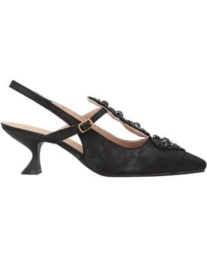 Maliparmi Court Shoes Textile Fibres - Black