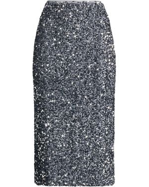 ViCOLO Midi Skirt Polyester, Elastane - Gray