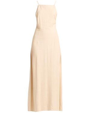 Barena Maxi Dress Viscose, Linen - Natural