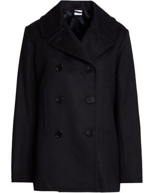 Aspesi Midnight Coat Virgin Wool, Alpaca Wool - Black