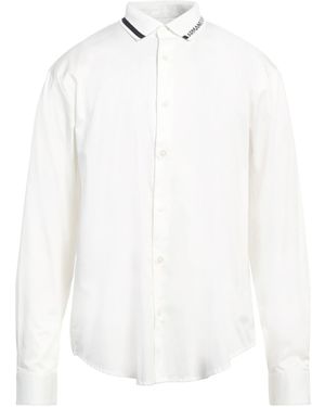 ARMANI EXCHANGE Ivory Shirt Cotton, Elastane - White