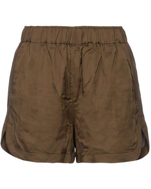 Pinko Shorts & Bermuda Shorts Viscose, Linen - Brown