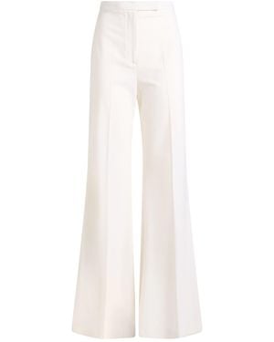 Lardini Ivory Trousers Wool, Elastane - White