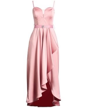 Rinascimento Maxi Dress Polyester, Elastane - Pink
