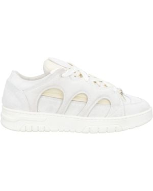 Paura Sneakers Leather, Textile Fibers - White