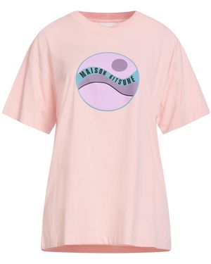 Maison Kitsuné Light T-Shirt Cotton - Pink