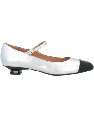 J.A.P. JOSE ANTONIO PEREIRA Ballet Flats Leather - White