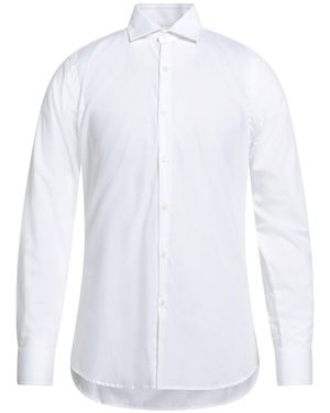 Bagutta Shirt Cotton, Elastane - White