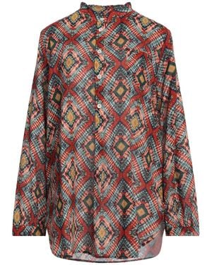 Massimo Alba Rust Shirt Cotton - Red