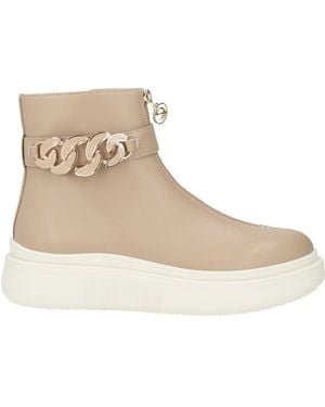 CafeNoir Ankle Boots - Natural