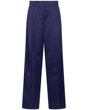 Sportmax Pants Polyester - Blue