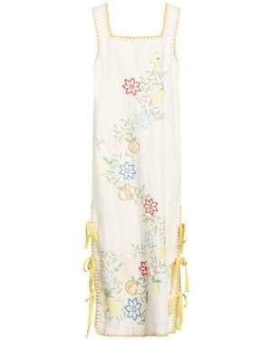 ALÉMAIS Maxi Dress Organic Cotton - Metallic