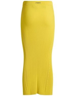 Pinko Midi Skirt - Yellow