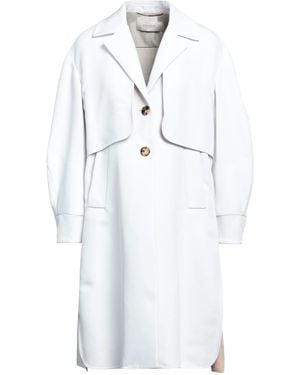 Agnona Overcoat - White