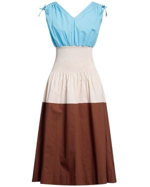 Manila Grace Midi Dress - Blue