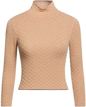 Bruno Manetti Rollkragenpullover - Natur