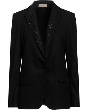 Purotatto Blazer Viscose, Polyester, Elastane - Black