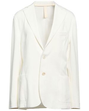 Eleventy Ivory Blazer Cotton, Polyamide, Elastane - White