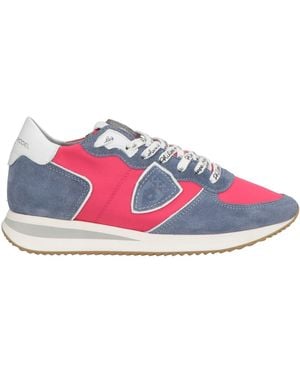 Philippe Model Slate Trainers Leather, Textile Fibres - Pink