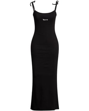 DISCLAIMER Maxi Dress Cotton, Elastane - Black