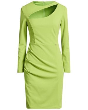Rinascimento Mini Dress Polyester, Elastane - Green