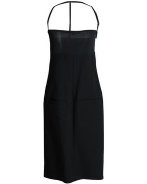 Courreges Midi Dress Viscose, Polyamide, Virgin Wool, Elastane - Black