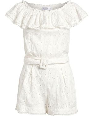 Poupette Playsuit Cotton - White
