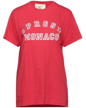 5 PROGRESS T-Shirt Cotton - Red