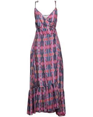 Jessie Western Maxi Dress - Purple