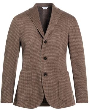Boglioli Blazer Cotton, Elastane - Brown