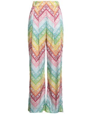 Mary Katrantzou Light Pants Polyester - Green