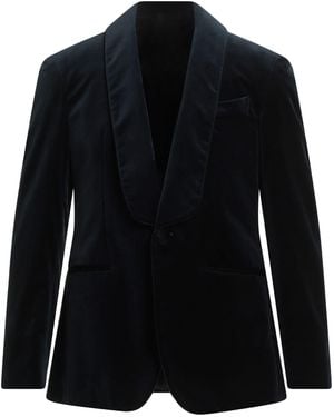 Caruso Midnight Blazer Cotton - Black