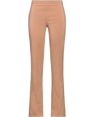 Atos Lombardini Camel Pants Polyester, Elastane - Natural