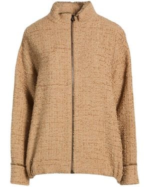 Cinzia Rocca Jacket Virgin Wool, Synthetic Fibers, Wool, Acrylic, Cotton - Natural
