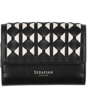 Serapian Wallet Leather - Black