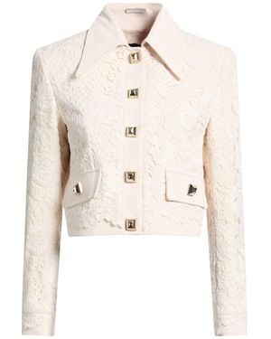 W Les Femmes By Babylon Cream Jacket Polyamide, Elastane - Natural