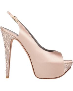 Gina Blush Sandals Textile Fibers - Natural