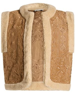 Roy Rogers Vest Cotton, Polyester - Natural
