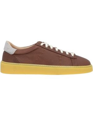 Eleventy Trainers Leather - Brown